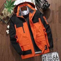 Spring Autumn Thin Outdoor Jacket Windbreaker 2021 Waterproof Breathable Hiking Coat Camping Outerwear 201123