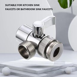 Kitchen Faucets 3 Way Water Tap Connector Sink Splitter Diverter Valve Leak-Proof Easy-to-Install Faucet For Bathroom