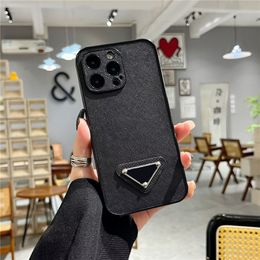 Fashion Leather Cases Classic Monogram Pattern Wallet Case for iPhone 15 Pro Max 15Plus 14Plus 13 12 11 Luxury Designer Triangular nameplate Scratch Resistant Cover