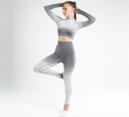 gym set women fitness yoga sets women gym clothes workout clothes for 2 piece set ropa deportiva de mujer moda 20208743747