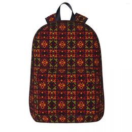 Backpack African Tribal Print Vintage Ethnic Men Polyester Cycling Backpacks Large Style School Bags Rucksack