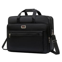 Laptop Bags Work Man Handbag 1516 inch Briefcase Business for Men Big Plus Large Capacity Computer Shoulder Bag 231027