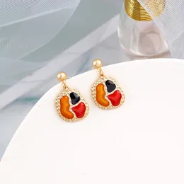 Dangle Earrings BALANBIU Cute Glass Bohemia Ethnic Drop Earring For Women Gold Color Brass Creative Fashion Jewelry Handmade