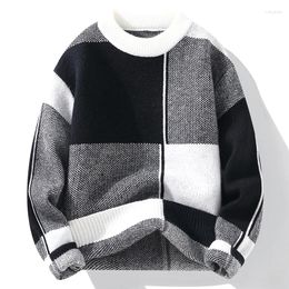 Men's Sweaters Long Sleeve Colour Block Knitted Sweater - Stylish Fashion For All Seasons