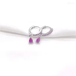 Hoop Earrings High Quality Water Droplet Shape Zircon Jewellery And Accessories Variety Of Options Ear Buckle