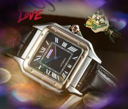 Top selling Watches Cool Men Quartz Movement square roman simple dial clock business switzerland needle Sapphire lens highend time watches orologio di lusso gifts