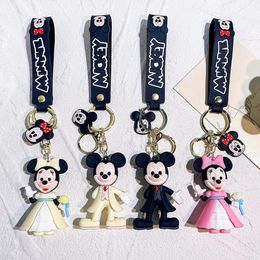 Decompression Toy Ceremonial Dress Keychain Rat Action Figure Model PVC Cartoon Bag Doll Pendant Toys Gift