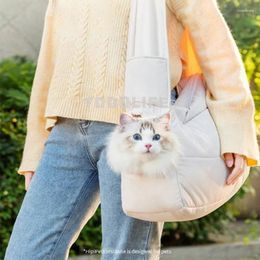 Dog Carrier Warm Portable Outdoor Pet Carry On Cat Sling Bag Shoulder Messenger Walking Puppy Kitten Pets Handbags