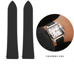Zegarek męski Fluorowy zegarek jest odpowiedni do nowego Santos w średnim rozmiarze szybkie zwolnienie gumowy pasek 21 mm dla mężczyzn i Womendesigner 696 575