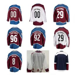 Hockey Jersey Colorado Mikko Rantanen Cale Makar Nathan Kinnon Valeri Nichushkin Artturi Lehkonen Ryan Johansen Devon Toews Avalanche Logan O'connor