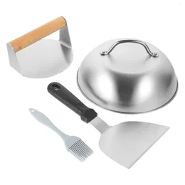 Mugs Burger Press Tool Metal Making Tools Presser Silica Gel Kitchen Patty Maker Griddle