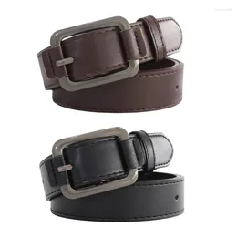 Belts Leather Belt For Jeans Woman Casual Pants Sculpting Girdle Waist Decorative Women