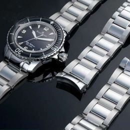 Nadaje się do precyzyjnego paska stalowego, 50 fathomów nurkowych łańcuchu zegarków, 5015 Niebieska ceramika,