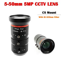 5-50mm Manual Zoom CCTV Lens 1/2.7" 5.0 Megapixel Varifocal Industrial For AHD/TVI/CVI/ IP Box HD Camera C/CS Mount