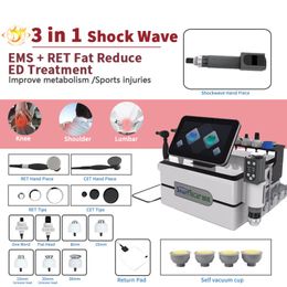 Other Beauty Equipment 3 In 1 Shock Wave Ems Physical Pain Therapy System