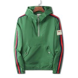 2023 Mens Jaqueta Designer para Homens Mulher Casaco Primavera Outono Outwear Windbreaker Hoodie Zipper Homem Casual Casacos Com Capuz Fora Esporte Tamanho Asiático M-3XL