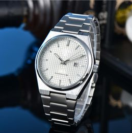 Wristwatches Fashion WristWatches Mens watches Quality quartz Movement Watch Luxury wrist-watch Steel Strap classics 1853 PRX powermatic 80 watches bra