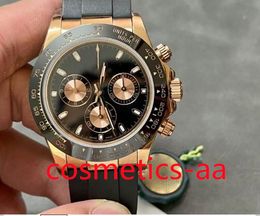 BP Factory Mens Watch ETA 7750 Movement 40mm Cosmograph 116500 116506 Chronograph Workin Sapphire Glass Watches Mechanical Automatic Men's Wristwatches