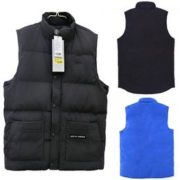 Casacos de maternidade 5a qualidade designer jaqueta estilo canadense ganso coletes casaco puffs coletes inverno roupas quentes homens mulheres ao ar livre puffer jaquetas casacos gilet