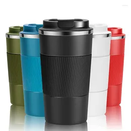 Mugs Wholesale Double Wall 380ml/510ml Stainless Steel Reusable Tea Coffee Travel Mug Vacuum Insulated Custom Cups For Outdoor