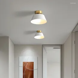 Ceiling Lights Nordic Creative E27 Lamp Holder LED Aisle Corridor Balcony Cloakroom Modern Minimalist Entrance Hall Loft