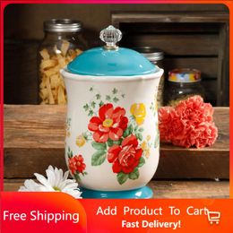 Storage Bottles 10.3-inch Canister Jars Food Containers Ceramic Jar Container Rapid Transit