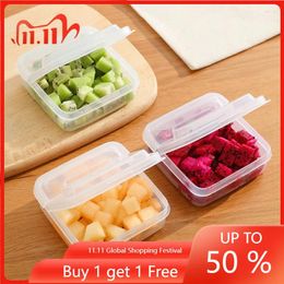 Storage Bottles Transparent Fresh-keeping Organiser Box Butter Cheese Portable Refrigerator Fruit Vegetable