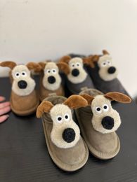 Дизайнерские австралийские зимние ботинки Lgg AUS, детская зимняя теплая обувь для мальчиков и девочек, мини-ботинки с пуговицами Bailey Bling, детские короткие сапоги, слипоны, рождественские подарки 2023