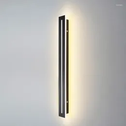 Wall Lamp Simplicity Led Line Modern Bedroom Living Room Background Decor Restaurant Bar Long Strip Lights