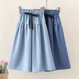 Trousers Summer Girls Wide Leg Pants Children Thin Breathable Loose Teenage Casual Clothing