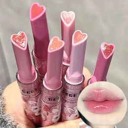 Lip Gloss 3PCS Garden Pink Solid Jelly Mirror Water Fade Line Hydrating Moisturizing Glaze Lipstick