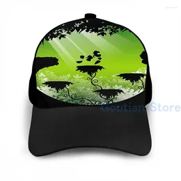 Ball Caps Fashion Rayman Basketball Cap Men Women Graphic Print Black Unisex Adult Hat