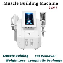 2 In 1 Emslim Muscle Building Machine Inner Roll Handles Body Slimming Neck Face Abdomen Treatment Non-Invasive