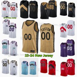 RJ Barrett Custom 2023-24 New Printed Basketball Jerseys Pascal Siakam Poeltl Christian Koloko Jontay Porter Markquis Nowell Ron Harper Jr Javon Freeman-Liberty