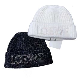 Lowees Hat High Quality Knitted Hat Autumn And Winter New Embroidered Letter Wool Hat Cold