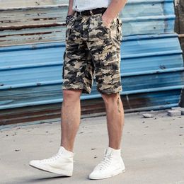 Men's Tracksuits Elmsk Summer Cotton Oversized Work Shorts Outdoor Camouflage Casual Pants In Europe And America 5/5 Wholesale For Forei