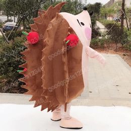 Christmas Cute Hedgehog Mascot Costumes Halloween Fancy Party Dress Cartoon Character Carnival Xmas Advertising Birthday Party Costume Outfit