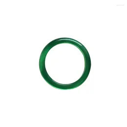 Cluster Rings Natural Agate Green Jade Jewellery Gemstone Band Ring Stones For Women Men Jewellery Stone Superfine