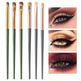 Makeup Brushes Pro Cosmetics Eyeshadows Blending Smudge Brush Eye Beauty Silkworm Tools Liner Lying U0e2