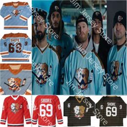 69 Shoresy SudBery Blueberry Letterkenny Hockey Jersey Red Black Blue Custom any number any name