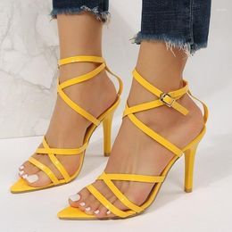 Dress Shoes Women Sexy Sandals Clear Wedges High Heels PVC Thick Platform Buckle Strap Ladies Party Nightclub Transparent Female