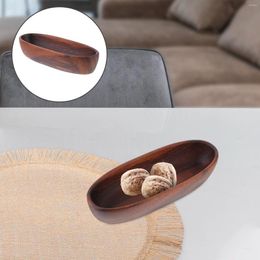 Plates Wood Serving Bowl Creative Tray Candy Dish Fruit Bowls Decorative Wooden Plate Coffee Table