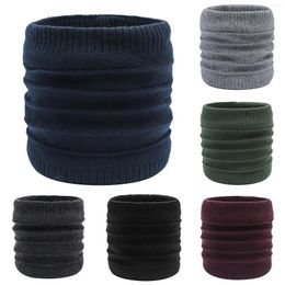 Berets Scarf Mens Cotton Scarves For Men Casual Warm With Fluff Thread Bib Solid Color Striped Thicker Silk Hair Women