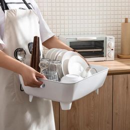 Kitchen Storage Drain Bowl Rack Tableware Water Philtre Household Countertop Multi-Functional Organiser