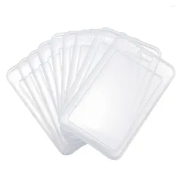 Card Holders 10pcs Transparent Cover Women Men Student Bus Holder Case Business S Bank ID Waterproof Sleeve Protect