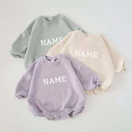 Clothing Sets 2023 Ropa Baby Girl And Boy Cotton Customizable Name Styles Presale Models Many Colour Series Romper Clothes