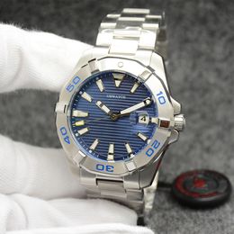 Top grade AAA Mens Blue Limited Dial Mechanical Watch Stainless Steel Automatic 2813 Movement Wristwatches mens Selfwinding New Professional 300