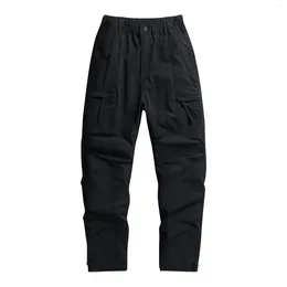 Men's Pants Men Casual Overalls Army Multi-pockets Military Trousers Lightweight Fashion Camping Cargo Male Clothing