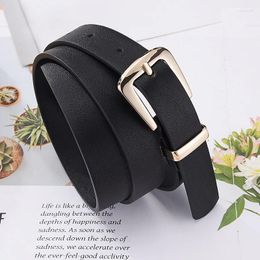 Belts ZLY 2023 Fashion Belt Women Men Colorful Solid PU Leather Material Alloy Pin Buckle Casual Jeans Coat Style Elegant Luxury