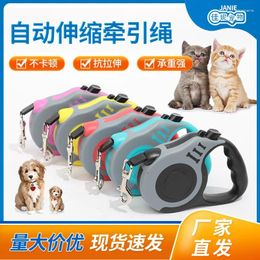 Dog Collars Automatic Traction Rope Chain Pet Outdoor Walking Products